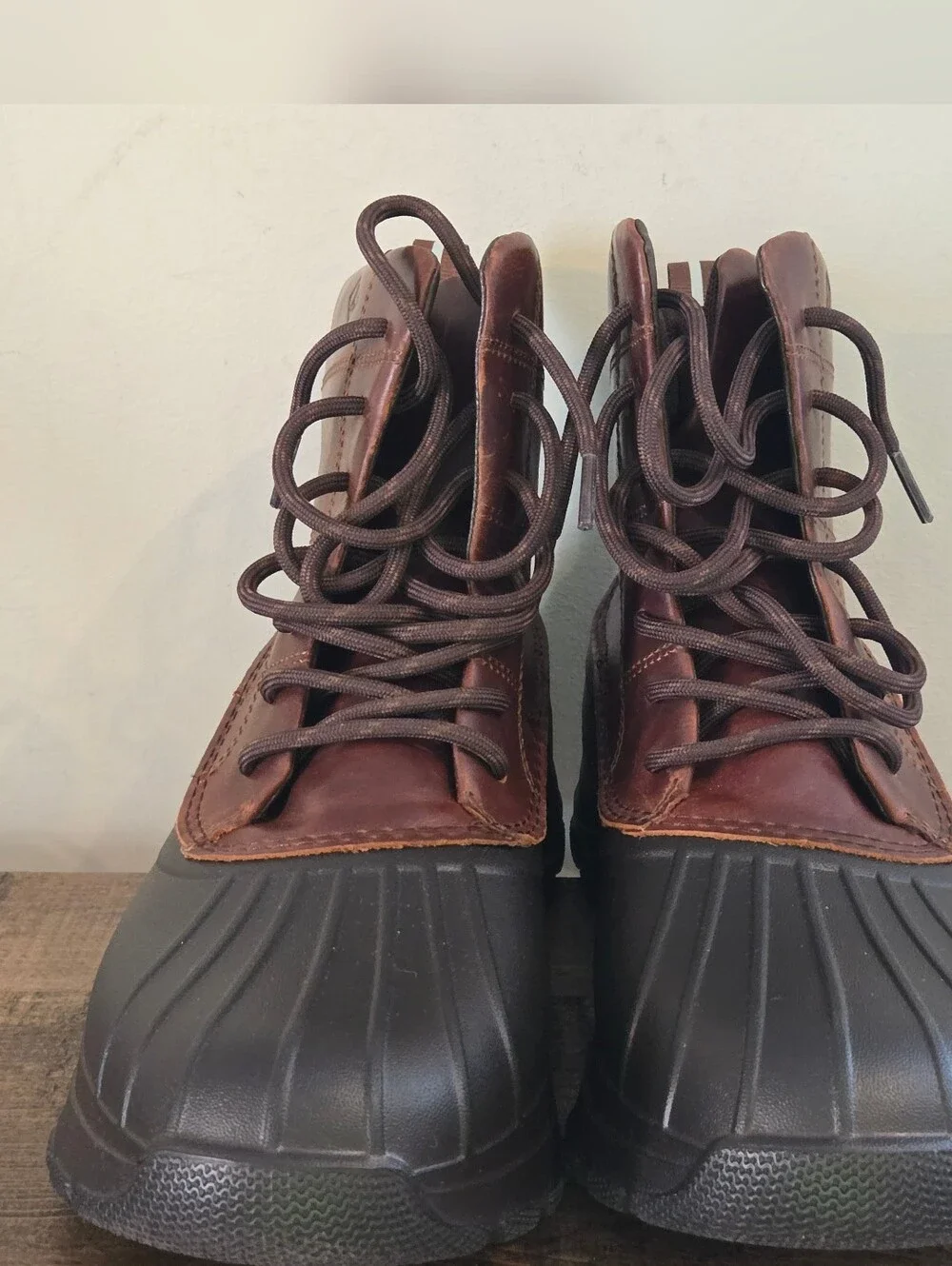 Sperry Duck Float Lace-Up Boots, Brown men size 8